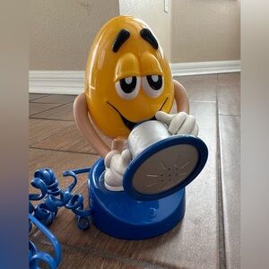 Vintage M&M's Yellow Guy Megaphone Telephone